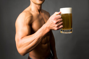 ビールと男性